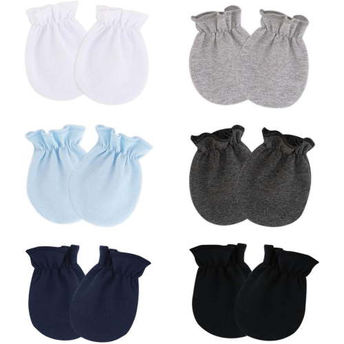 Baby Mittens No Scratch Mittens Infant Soft Gloves Mittens for 0-6 Months Boys Girls