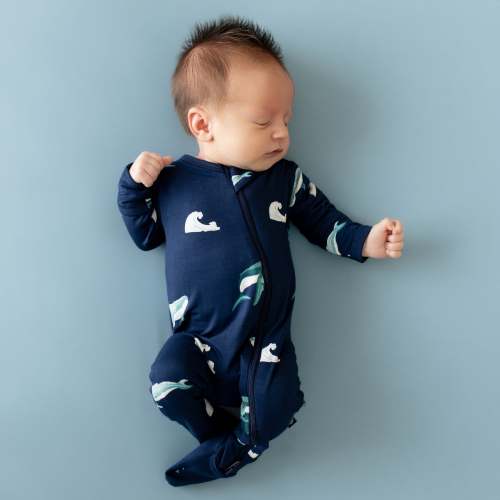 Zippered Footie in Humpback