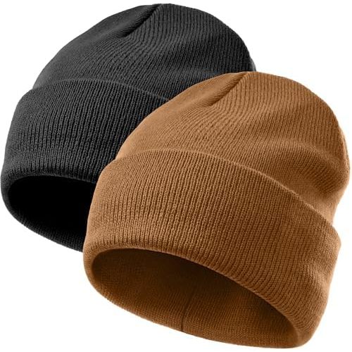 vidsel 100% Cotton Toddler Beanie Hats for Baby Boys Girls Kids Infant Winter Hat Soft Warm Knit Cuffed Caps