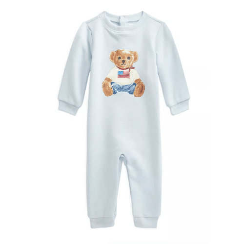 Polo Unisex Polo Bear Fleece Coverall - Baby