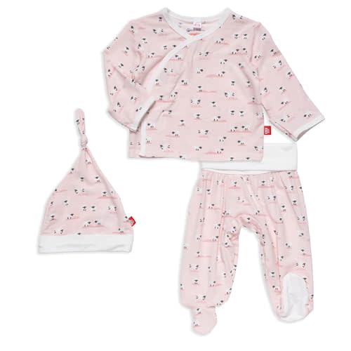 Magnetic Me Modal Newborn Take Home Kimono Set | Silky Soft Modal Fabric