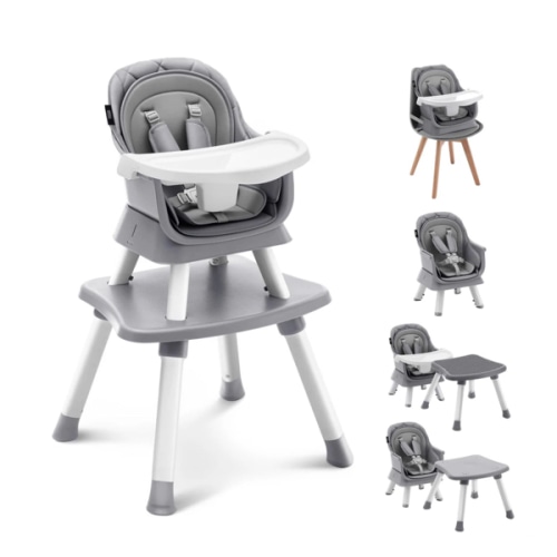 HARPPA 8 in 1 Baby High Chair | Booster, Toddler Chair & More in One C