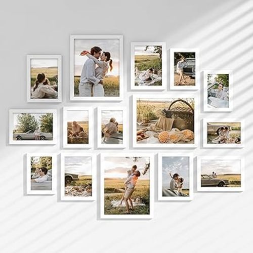 Gallery Frame Set for living room wall - White