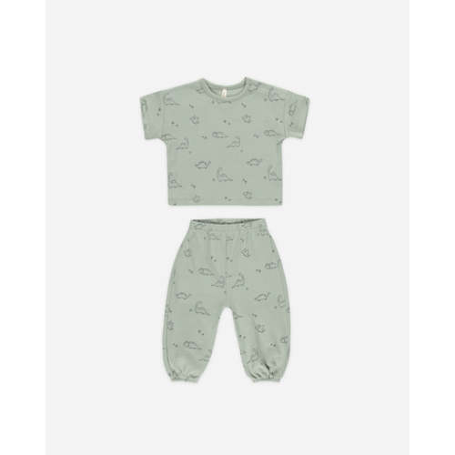 Jersey Tee + Pant Set || Dino – Quincy Mae