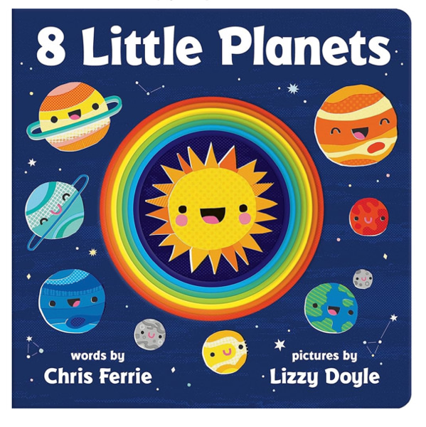 8 Little Planets: A Solar System Book for Kids with Unique Planet Cutouts