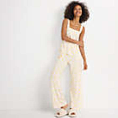 Women's Cooling 2 Piece Pajama Set - Sleeveless Square Neck Top and Pants | Lands' End