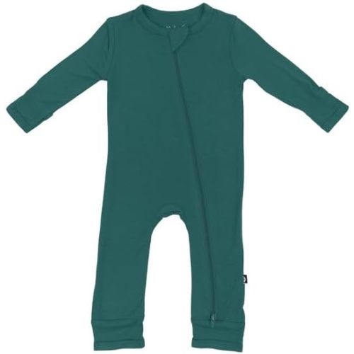 KYTE BABY Unisex Rayon Made From Bamboo Zippered Rompers 0-24 Months