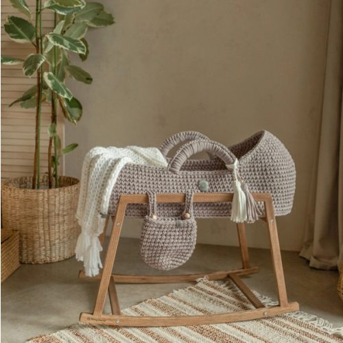 Baby Moses Basket with Round Hood | In Stock USA – Anzy Home