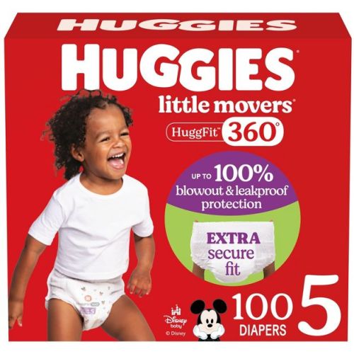 Huggies Little Movers HuggFit 360 Diapers