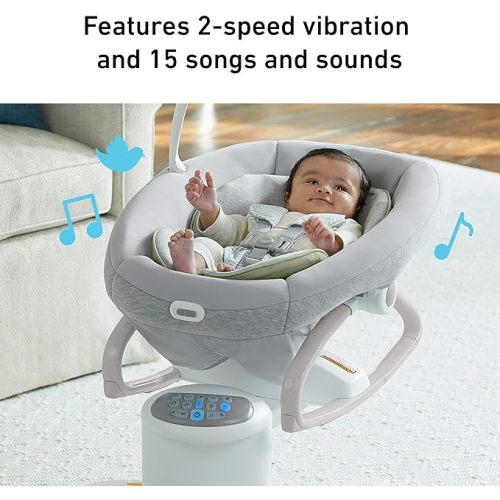 Graco, Soothe My Way Swing with Removable Rocker, Madden - w/ Rocker