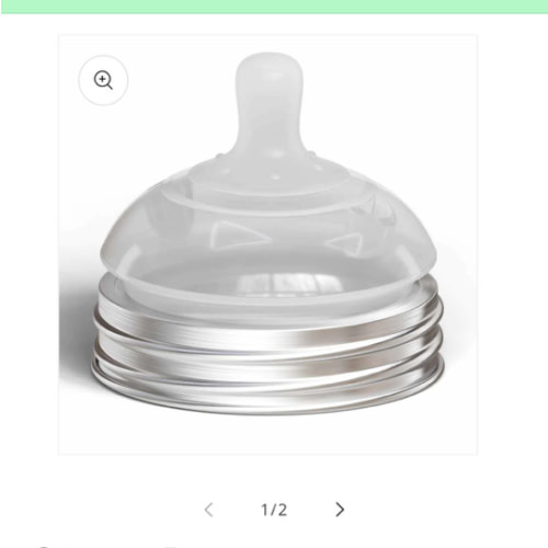 Glass Bottle Conversion Nipple (2-Pack)