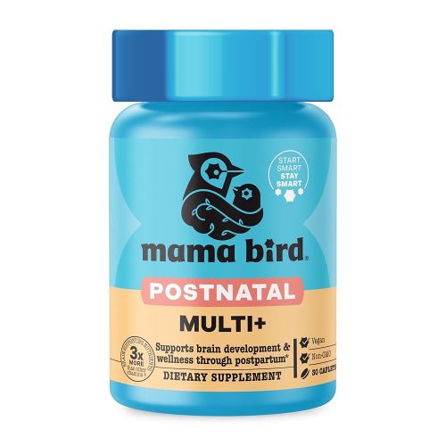 Best Nest Wellness Mama Bird Postnatal Vitamins for Breastfeeding and Postpartum, Whole Food Organic Blend, Methylated Vitamins, Vegan, Once Daily, 30 Ct