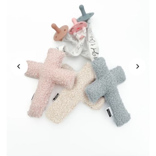 Pacifier Lovey Cross – OUR HOUSE ABOVE