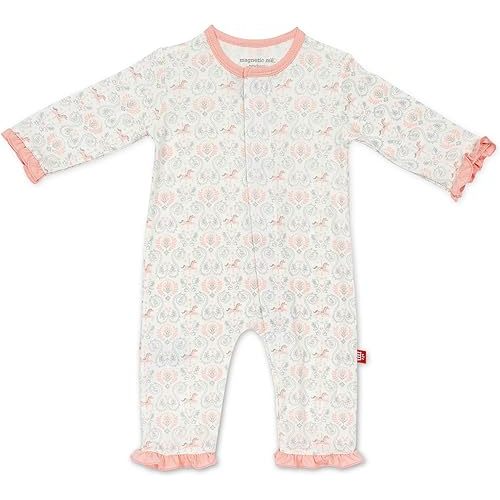 Magnetic Me Easy-Close Modal Coverall Jumpsuit Carousel Newborn