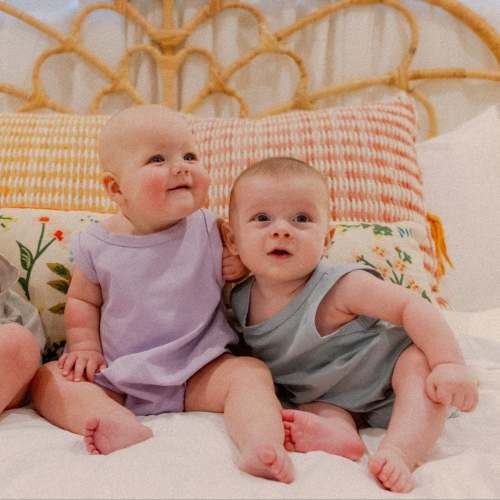 Monroe Romper in Cream