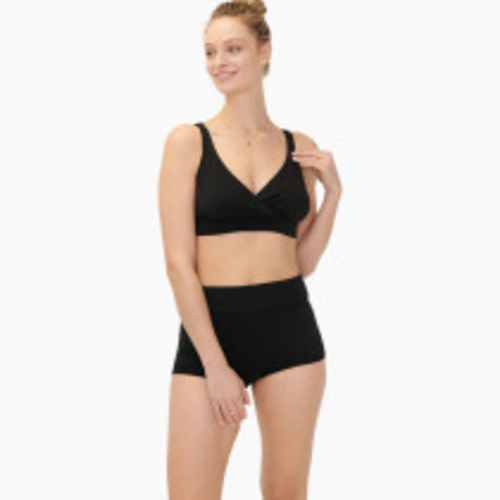Hatch Collection The Dream Feed Nursing Friendly And Sleep Bralette - Black, M