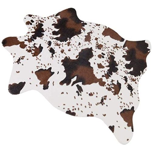 MustMat Cute Cow Print Rug Fun Faux Cowhide Area Rug Nice for Decorating Kids Room 29.5" W x 43.3" L