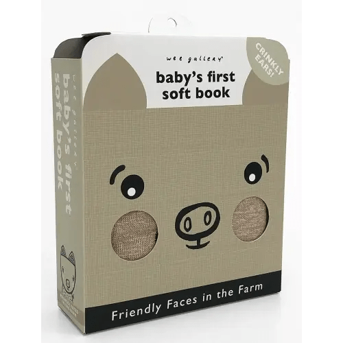 Friendly Faces: On the Farm (2020 Edition): Baby's First Soft Book (Wee Gallery Cloth Books)