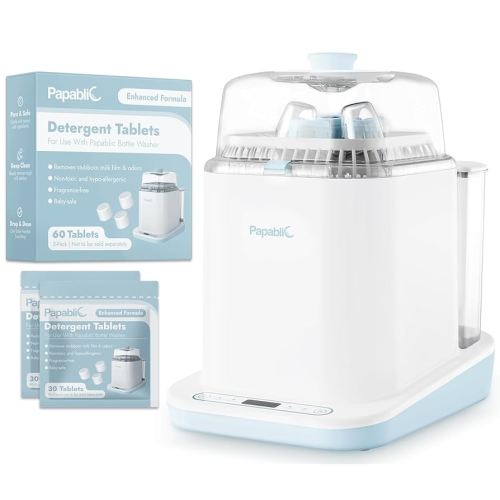 Papablic Bottle Washer Pro & 60Pcs Official Detergent Soap Tablets