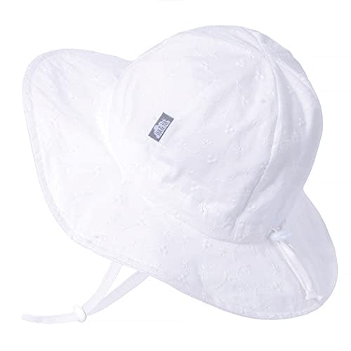 JAN & JUL Adjustable Cotton Floppy Sun Hat with 50+ UPF Protection for Girls