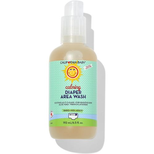 California Baby Diaper Wipe Spray | Gently Cleans | Soothing Organic Calendula + Aloe Vera | Fresh Lavender Scent | Allergy-Friendly | Cleans Better Than Baby Wipes | 192 mL / 6.5 oz.