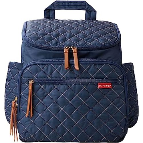 Skip Hop Navy Diaper Bag Backpack for Travel