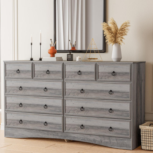 10 Drawer Dresser for Bedroom, Dresser TV Stand, Chest of Drawers for Storage and Organization | Wayfair
