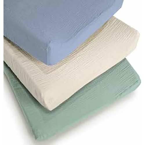 Muslin Changing Pad Cover for Boys Girls 100% Cotton Fitted Baby Diaper Changing Table 3 Pack Soft and Breathable for Standard Changing Table Topper 32"x16"