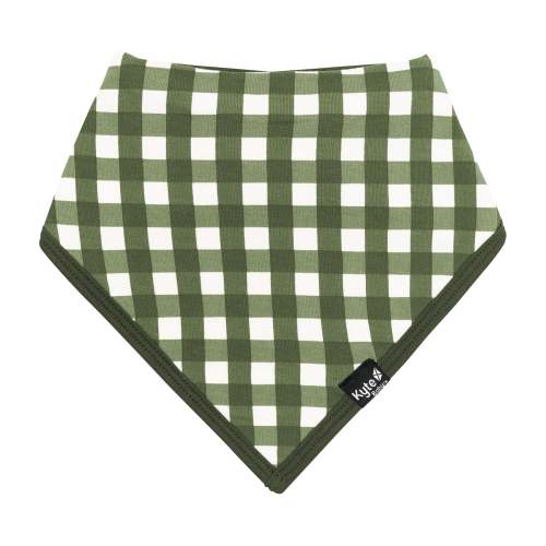 Bib in Gingham Fir