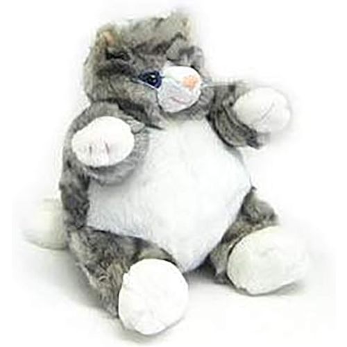 Unipak Gray Tabby Cat Baby Plumpee Plush Toy 7" H