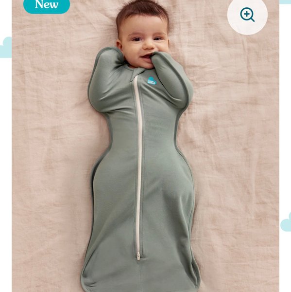 Swaddle Up™ 1.0 TOG Viscose from Bamboo Deep Olive