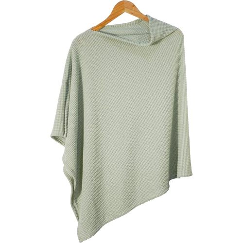 BEWDIO Green Nursing Cover for Breastfeeding, Soft Breathable Privacy Poncho, Comfortable Breastfeeding Cover for Women