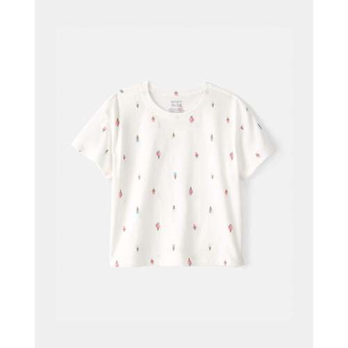 Toddler Girl Ice Cream Top - Ivory | Carter's