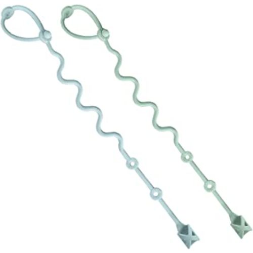 Baby Spoons Holder Strap Highchair Accessories - First Stage Baby Led Weaning Feeding Supplies (Green and Blue)