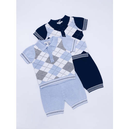 Beautiful/Classic Summer Boys knitted 2 piece set