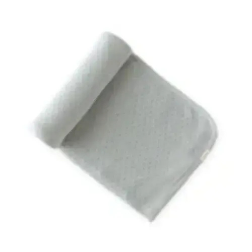 Pointelle Knit Blanket (color soft sea)