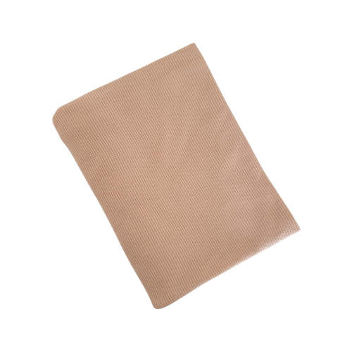 Organic Cotton Waffle Swaddle Blanket, Tan