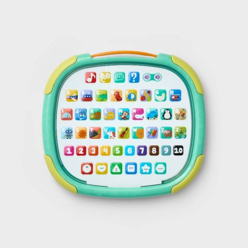 Electronic Learning Tablet with Light Soft Handle Bilingual - Gigglescape™