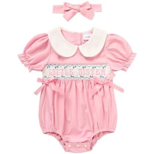 GRNSHTS Baby Girl Romper Newborn Clothes Bodysuit Jumpsuit Baby Girl Clothes Outfit 0-18M