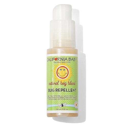 California Baby Natural Bug Repellent Spray | Citronella Bug Spray | DEET-Free | Repels Mosquitoes + Bugs | Allergy Friendly | Great Smell | Baby & Adult Insect Repellent Spray | 59 mL / 2 oz.