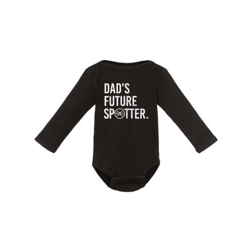 Dads Future Spotter LONG Sleeve Onesie