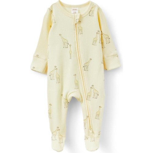 Organic Pointelle Zip All In One Romper