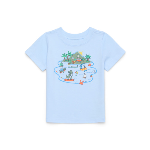 Garanimals Baby Boy Graphic T-Shirt with Short Sleeves, Sizes 0M-24M