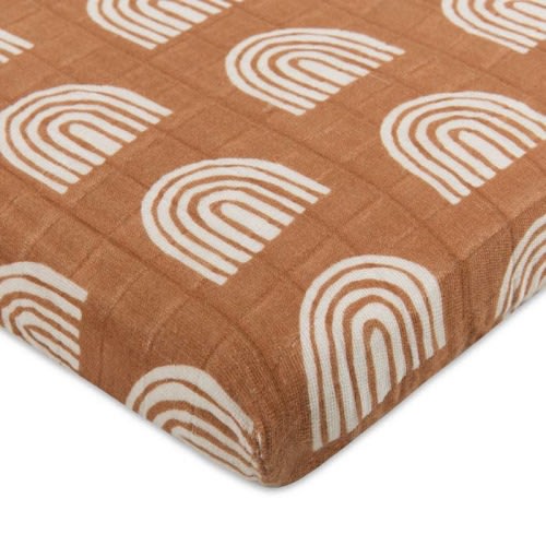 Muslin All-Stages Midi Crib Sheet
