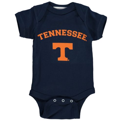 Tennessee Volunteers Infant Navy Arch & Logo Bodysuit