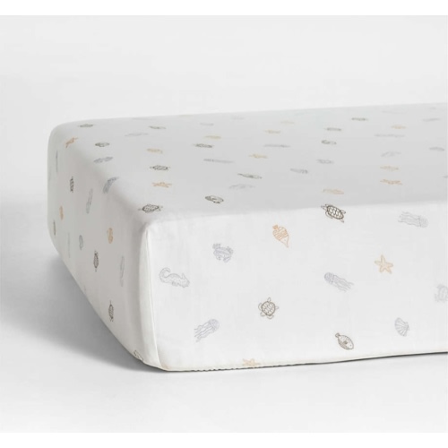 Supersoft Sea Dreams Organic Cotton Baby Crib Fitted Sheet