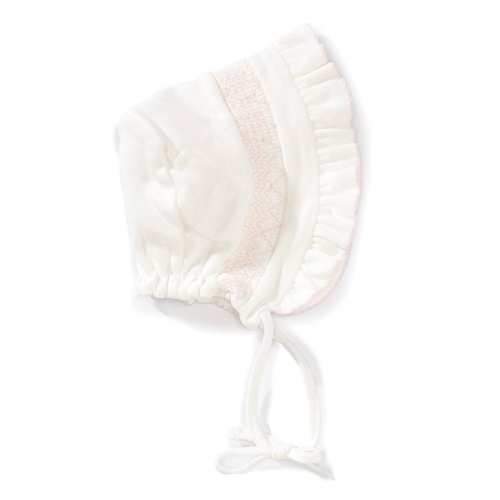 Mud Pie Baby Girls Newborn-3 Months Smocked Bonnet
