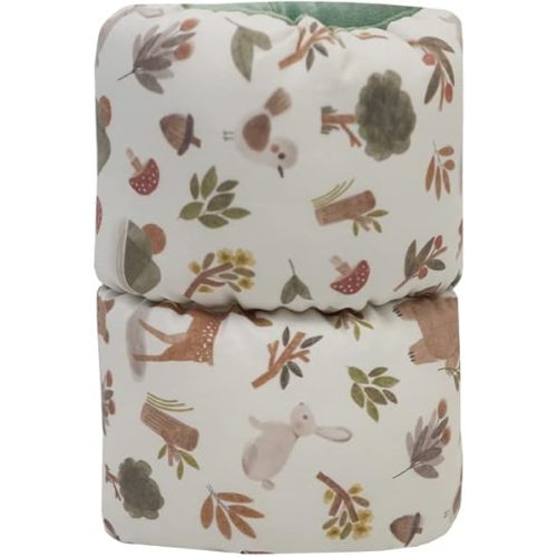 Nursing Arm Cushion, Breastfeeding and Bottle Feeding Head Support Cushion, Travel-Friendly and Washable, Reversible Nursing Cushion for Newborn (Cedar)