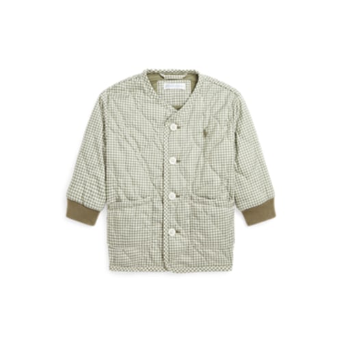 Houndstooth Quilted Jacket- 12M