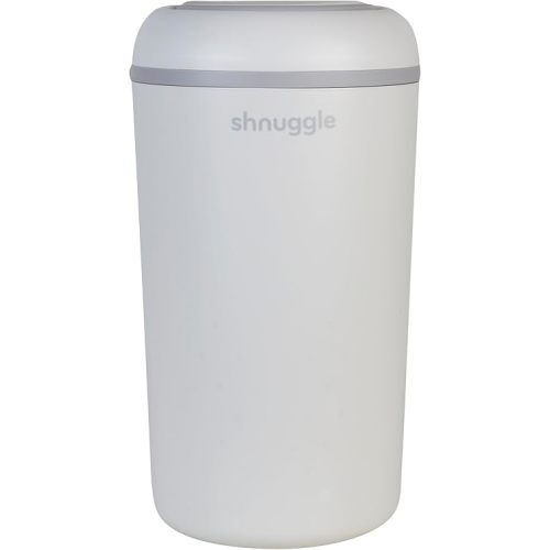 Eco-Touch Baby Nappy Diaper Bin - Odor Lock Airlock, No Costly Refills, 10L Capacity, Recyclable, Use Any Bag - White Nursery Diaper Pail
